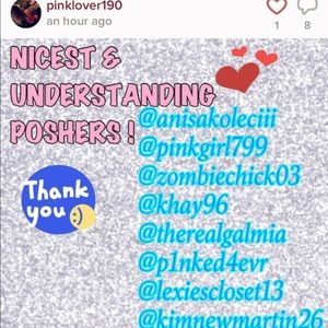 Pinklover190 this sweet lady had this to say!😘