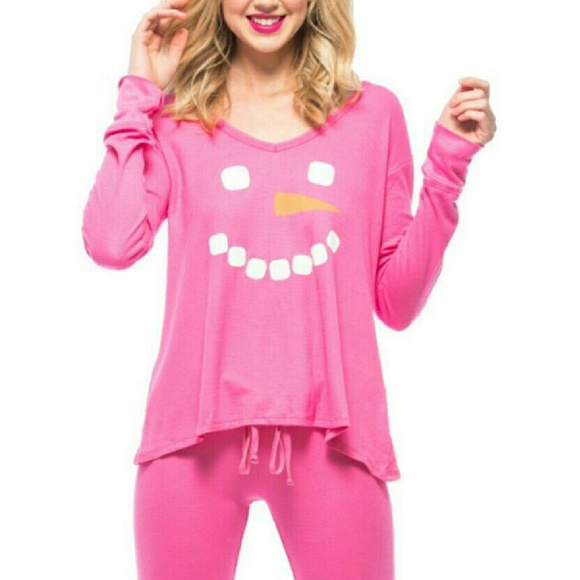 Wildfox Frosty face thermal pj top *Top Only!*