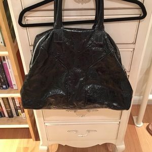 Black patent leather YSL