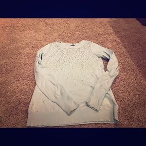 Express Rhinestone Sweater