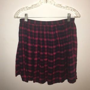 Plaid RED/BLACK SKIRT