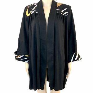 Vintage Black Lightweight Cardigan Jacket