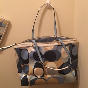 Coach purse with matching wallet