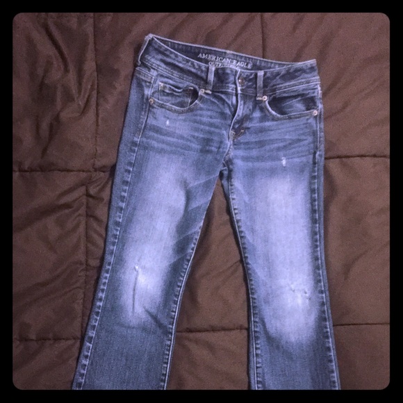 EUC American Eagle short Kick Boot jeans - perfect