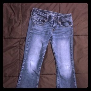 EUC American Eagle short Kick Boot jeans - perfect