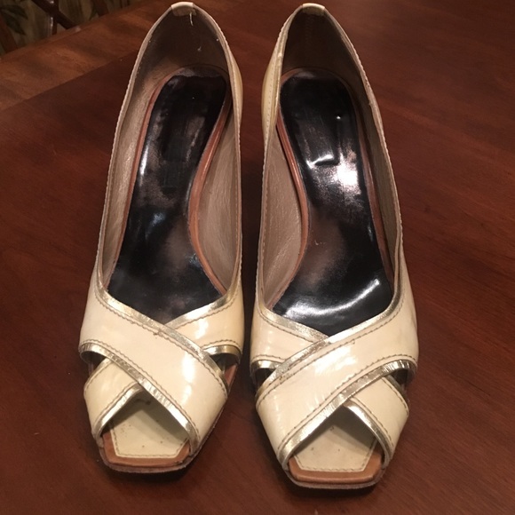 Progetto Glam Cream Heels