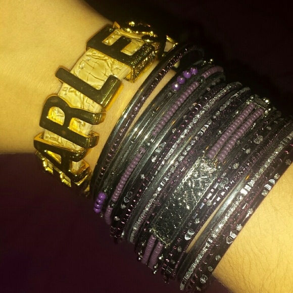 Purple and Silver Bangals