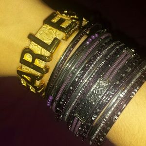 Purple and Silver Bangals