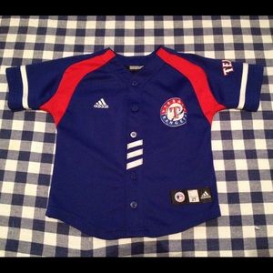 Texas Rangers jersey size 2T