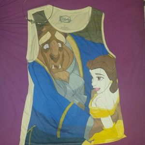 beauty and the beast tank top