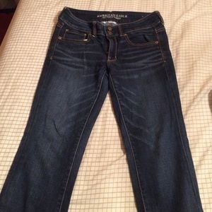 Super stretch American eagle capris