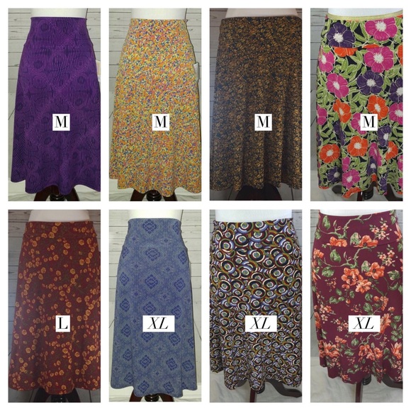 Lularoe Azure Skirts - Picture 2 of 2