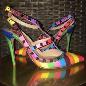 Valentino Garavani Rockstud 1973 ankle strap