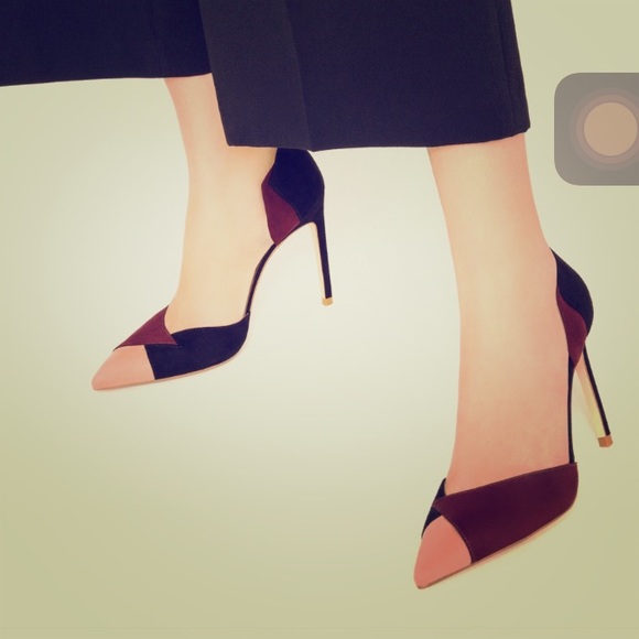 Zara Shoes - Zara Basic Contrast Heels