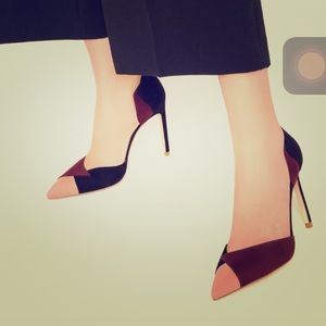 Zara Basic Contrast Heels