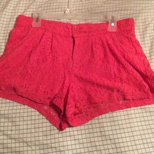 Lace shorts