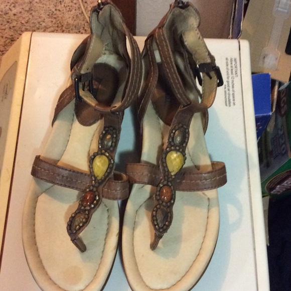 Jeweled Sandals.
