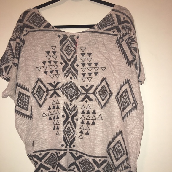 Plus Size Tribal Print Top
