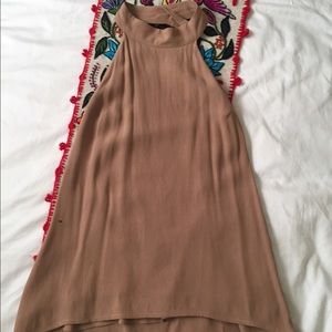 For love & lemons tan and black lace tank XS