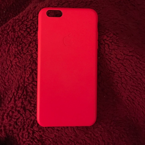 Product (red) silicon iPhone 6plus