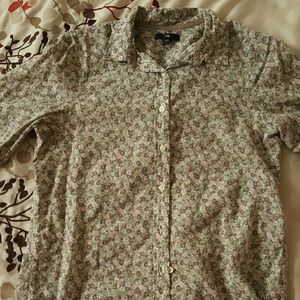 Gap button down - floral print.