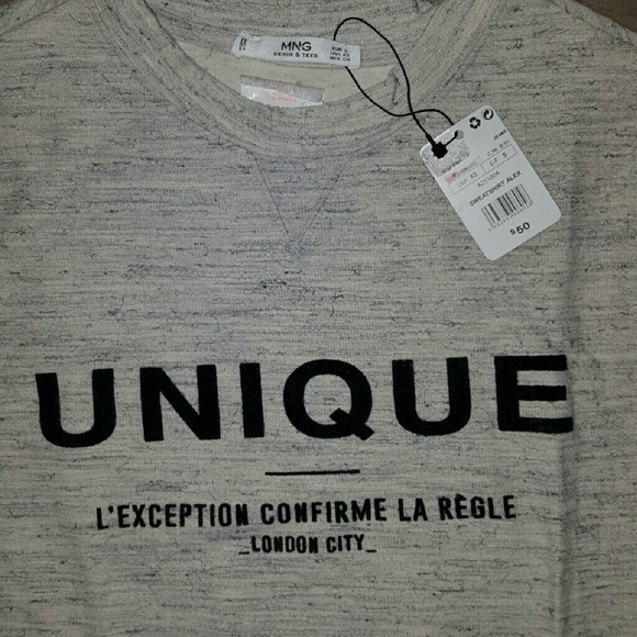 NWT MNG "Alex Sweatshirt" Size Xs