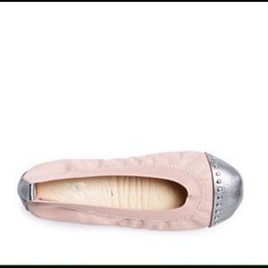 Yosi Samra 'Scarlet' Cap Toe Foldable Ballet Flat