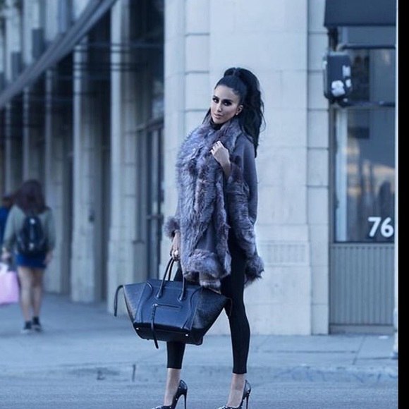 Faux poncho