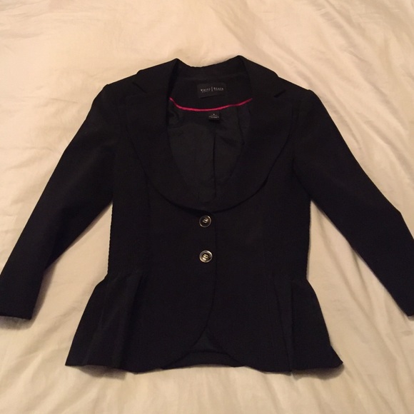 White House Black Market fitted black jacket