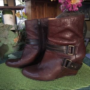 Nine West Brown Booties
