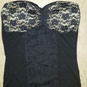 Gorgeous Vintage Strapless BodySuit Size Small
