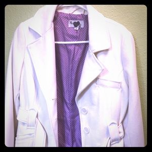 Long white winter coat🎉 Merona