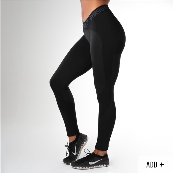 Black flex leggings