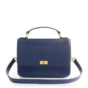 NWT J.Crew Edie Purse Navy