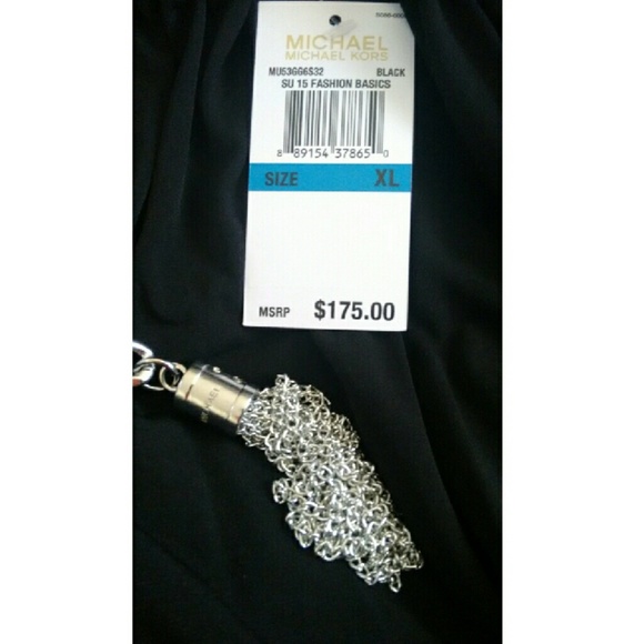 MICHAEL KORS Chain-neck Belted Slim-leg Jumpsuit - Picture 3 of 4