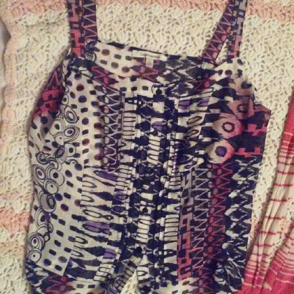 Large button up flare spaghetti strap Never worn - Picture 1 of 1