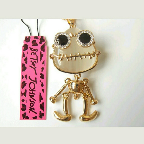 Betsey Johnson Jewelry - NWT Betsey Johnson Skeleton pendant