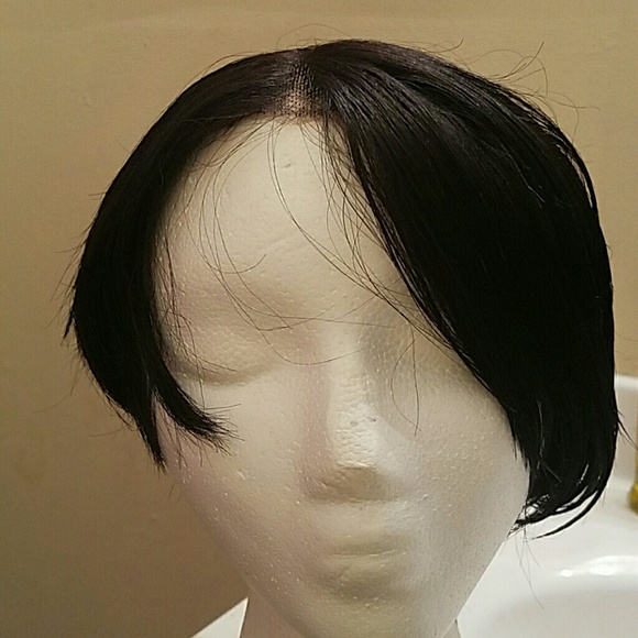 Human hair Front lace Bob wig "it's  a cap weaver"