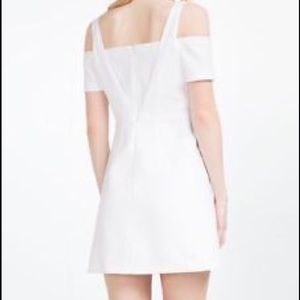 WHITE ZARA CUT OUT DRESS
