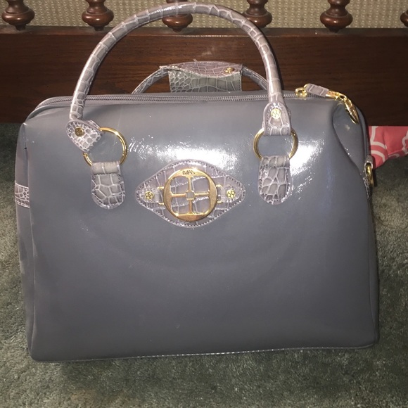 Grey travel bag