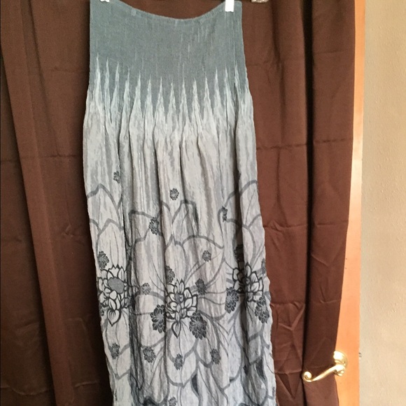 Long! Wear as a skirt or dress.