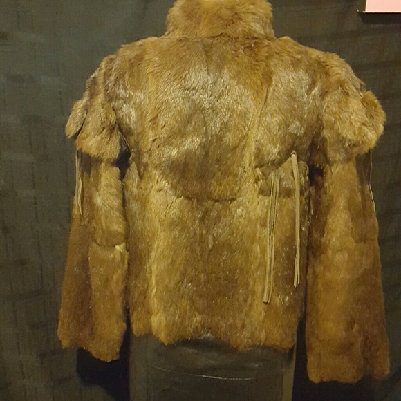 ❌SOLD❌VINTAGE Beauty! Rabbit FUR Jacket - Picture 3 of 4