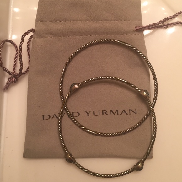 David Yurman bangles (2) bracelets