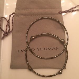 David Yurman bangles (2) bracelets