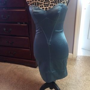 Bebe classy sexy satin dress