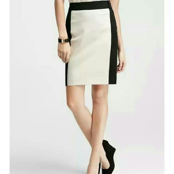 Ann Taylor colorblock pencil skirt