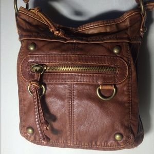 Brown Leather Crossbody Bag