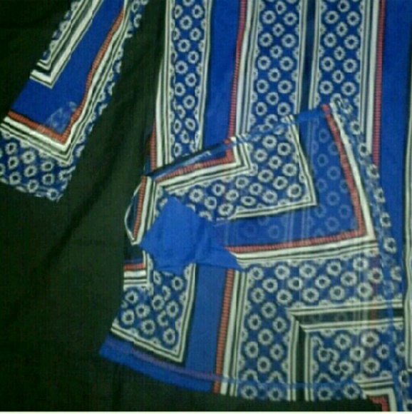 🆕INC International Concepts Mixed Print Tunic - Picture 4 of 4