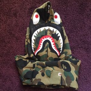 Authentic Bathing Ape hoodie/zip up