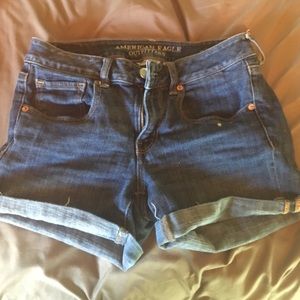 American eagle midi shorts